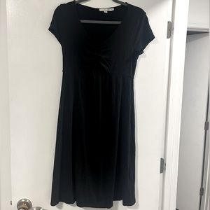 Boden Jersey Dress size 8 in Black short sleeve empire waist and very sexy